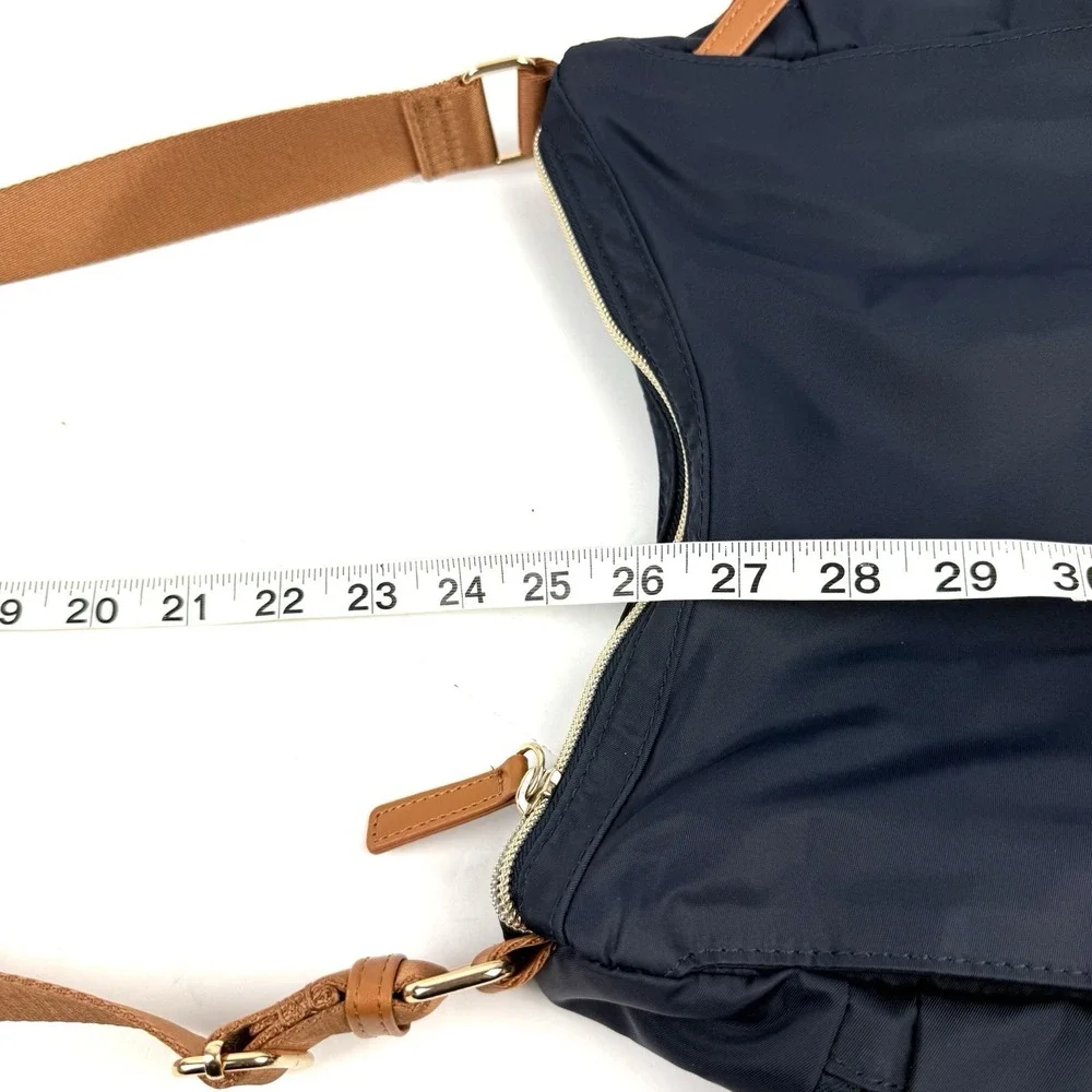 Nordace Siena Hobo Crossbody Bag Navy BLUE Sand RFID Travel Purse Brand New